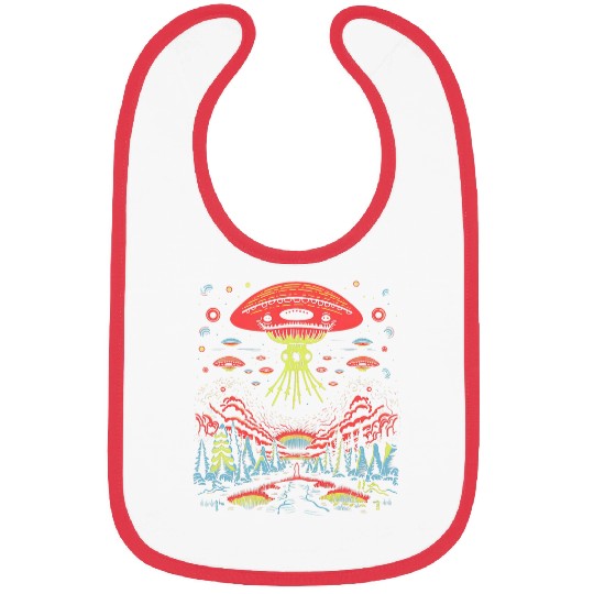 vintages UFO Alien Area 51 Space Mayan Aztec Desert 32 Bibs