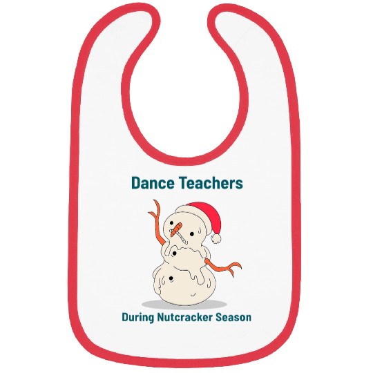 Dance Teachers During Nutcracker Christmas Season Ballet Bibs