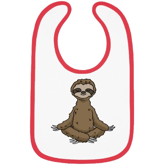 Sloth Pet Yoga 1 Bibs