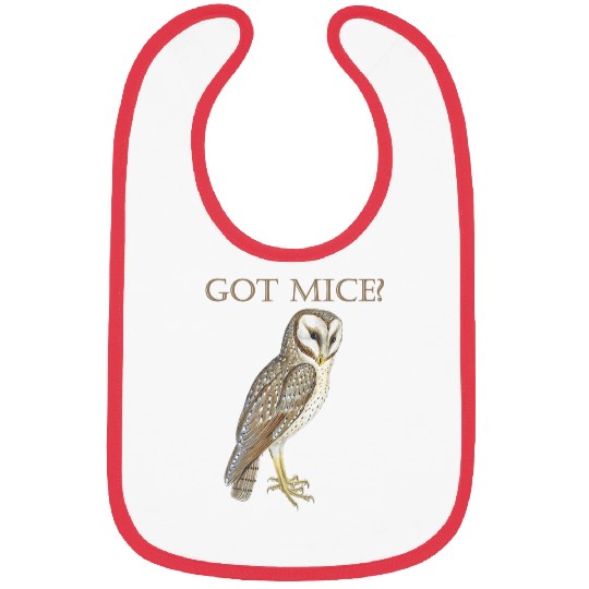 Owl Pet Got Mice Eastern Barn Owl Looking For Dinner Feathered Bird Bibs