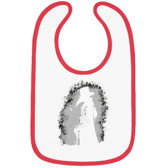 Distinguished medicals Plague Doctor Silhouette Medieval Art Bibs