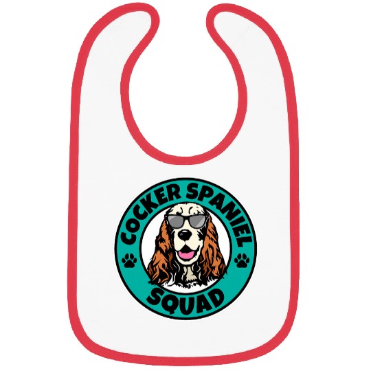 Cocker Spaniel Squad I Dog Lover I Cocker Spaniel Bibs