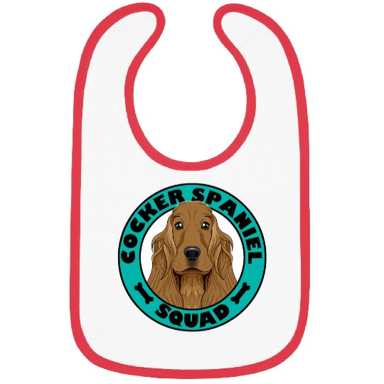 Cocker Spaniel Squad I Dog Lover I Cocker Spaniel 1 Bibs