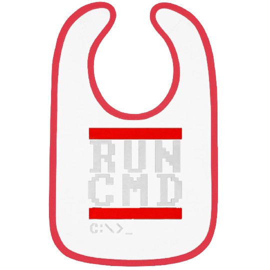 Run CMD Computer Geek Bibs