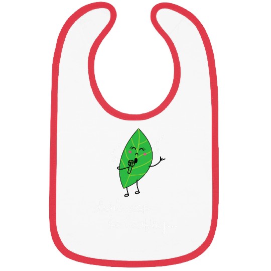 Lacrosse Gift Gardening Herb Dont Stop Beleafing Pun Bibs