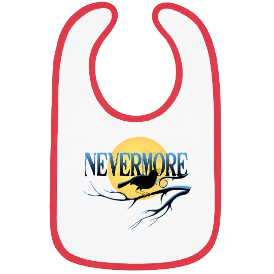 Lacrosse Gift Annie Lang Nevermore Raven Bibs