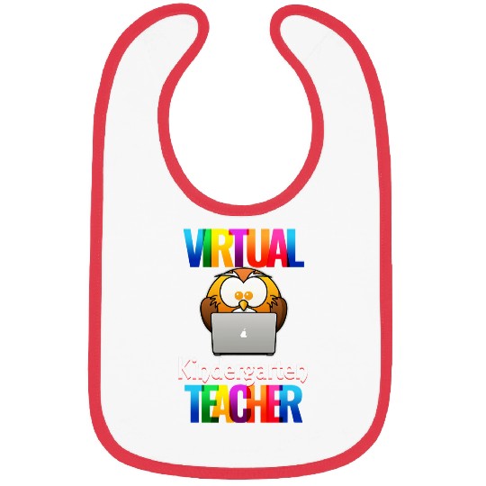 Owl Pet Virtual Kindergarten Teacher Funny Owl Bibs