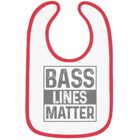 Bass Lines Matter Bass Player Music Producer EDM DnB DJ 21 Bibs