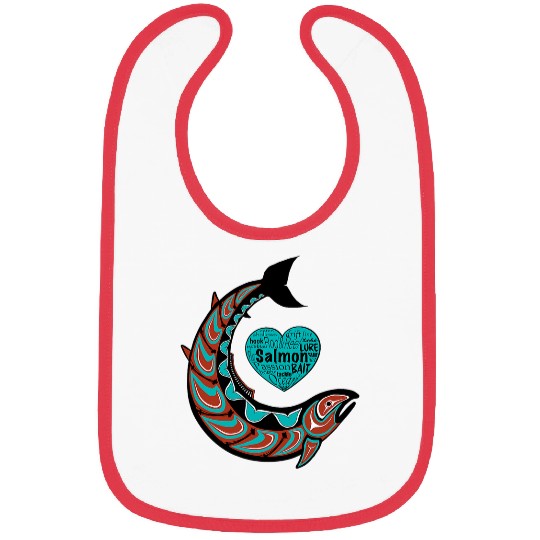 Pacific Northwest Salmon Fishing Design Bibs