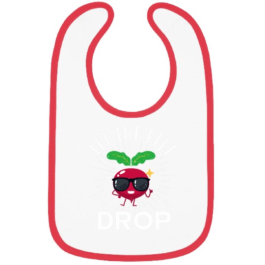 Lacrosse Gift Funny Vegetable Lovers Music  s Let The Beet Drop Bibs