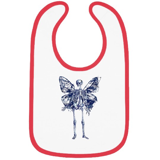 Fairy Grunge Fairycore Cottagecore Skeletons Butterfly Gothic Bibs
