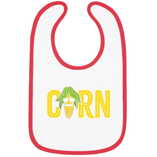 Lacrosse Gift Corn Star bearded farmers or corn lovers 8 Bibs