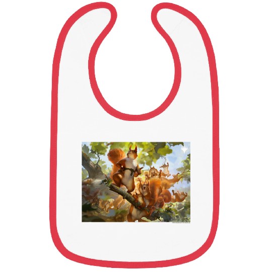Squirrel Pet Magic The Gathering Squirrel Mob Graphic 1 Bibs