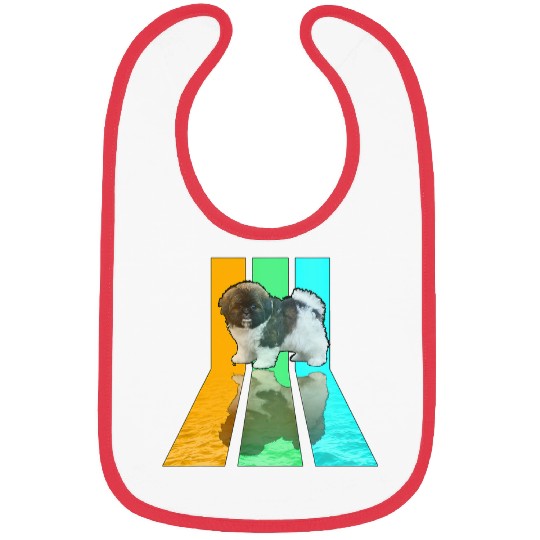 Retro 80s vintages Style Peekapoo Bibs