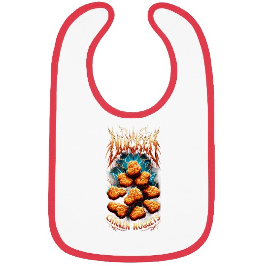 Chicken Nuggets Heavy World Tour Hardcore Music 21 Bibs