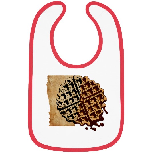 Artsy Waffle Design Food Hobby Chef Gourmet Bibs