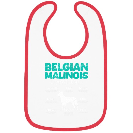 BELGIAN MALINOIS COMPONENTS Belgian Shepherd Dog 2 Bibs
