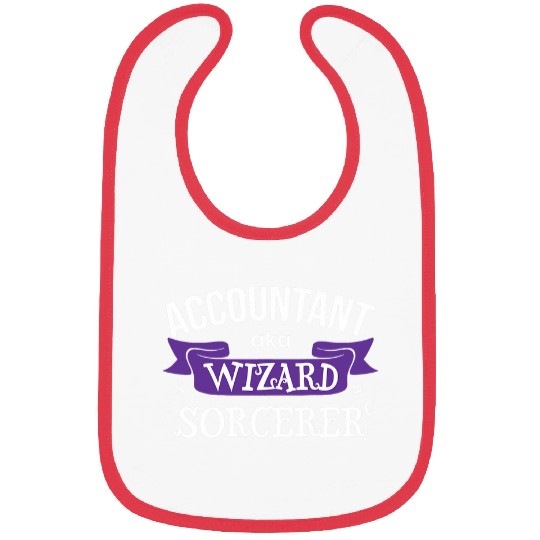 Accountant aka Wizard Sorcerer Funny CPA Accountant Quote Bibs