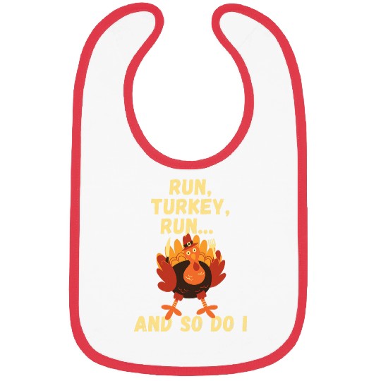Lacrosse Gift Fun Turkey Trot runner for a fun thanksgiving 5k Bibs