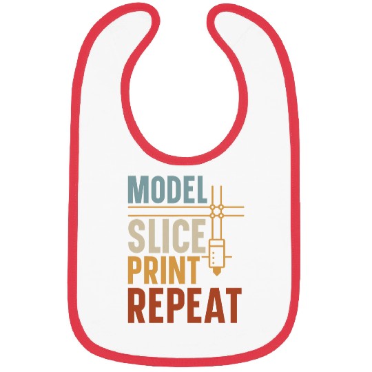 3D Printer Model Slice Print 3D Printing Bibs