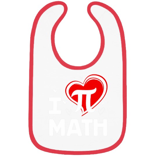 I Love Math For Kids Bibs