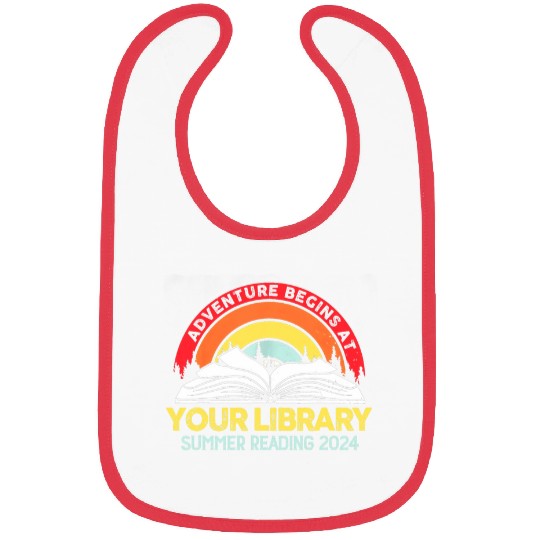 Adventure Begins At Your Library Summer Reads 2024 Vintage Bibs