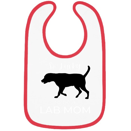 Black Lab Mom Labrador Retriever Lucky St  Patricks Day Bibs