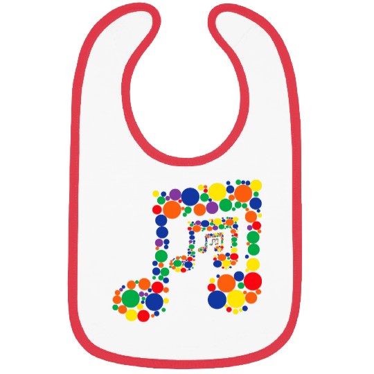 Colourful Music International dot day Bibs