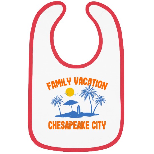 Family Vacation Chesapeake City Summer Virginia Bibs