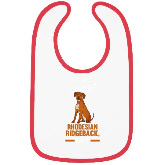 I just freaking love my Rhodesian Ridgeback Bibs