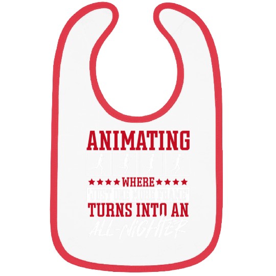 Animation Cartoon Artist 3D Modeling 3D Animation Fan Bibs