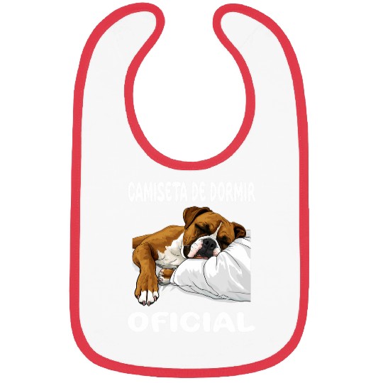 Boxer Dog Official Sleep  Pajamas Nightgown Bibs