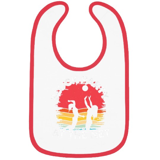 Block Party At The Net Volleyball Player Volleyball Coach Bibs