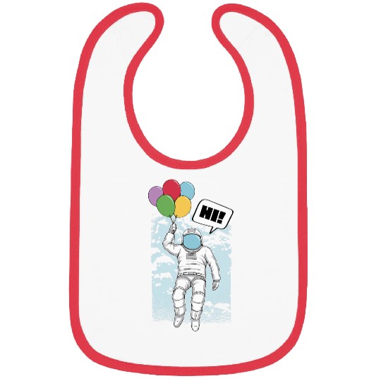 Astronaut Balloon Planetary Science Bibs