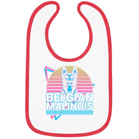Belgian Malinois Retro 1 Bibs