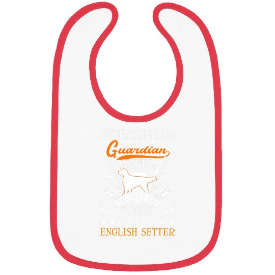 English Setter Guardian Angel Bibs