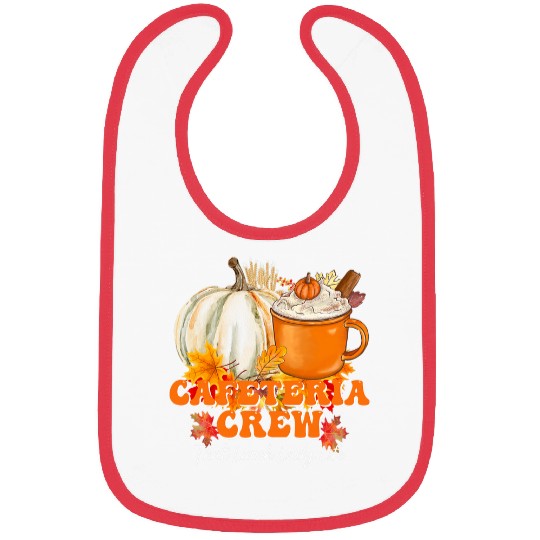 Cafeteria Crew Custodian Squad School Cleaning Staff Fall Bibs