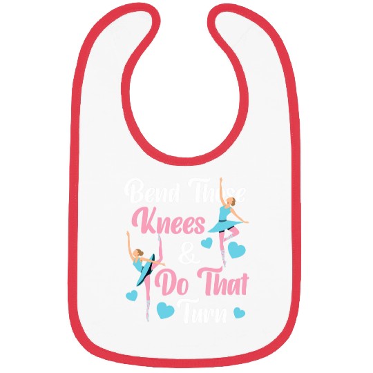 Bending And Turning Ballet Design For Ballerina Bibs