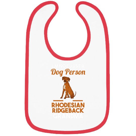 Dog Grandmother Rhodesian Ridgeback Grandma Bibs