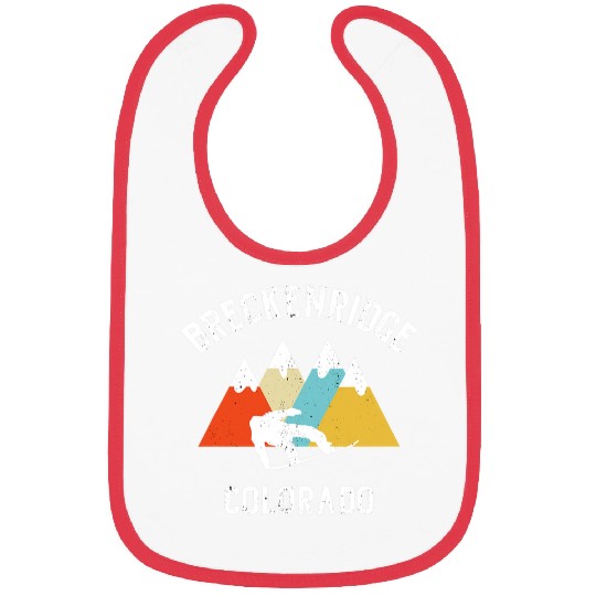 Skiing Ski Breckenridge Colorado Snowboard Vacation Souvenir Bibs