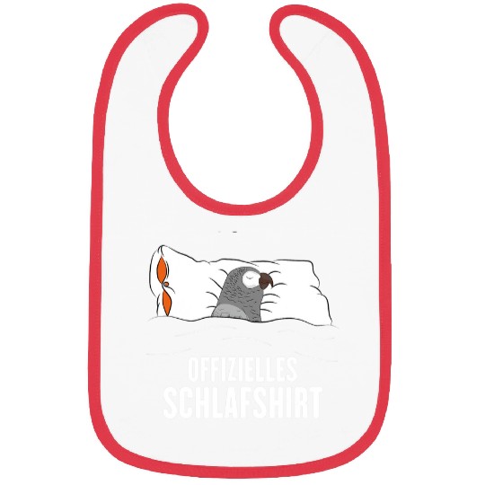 Official sleep Staffordshire parrot Bibs