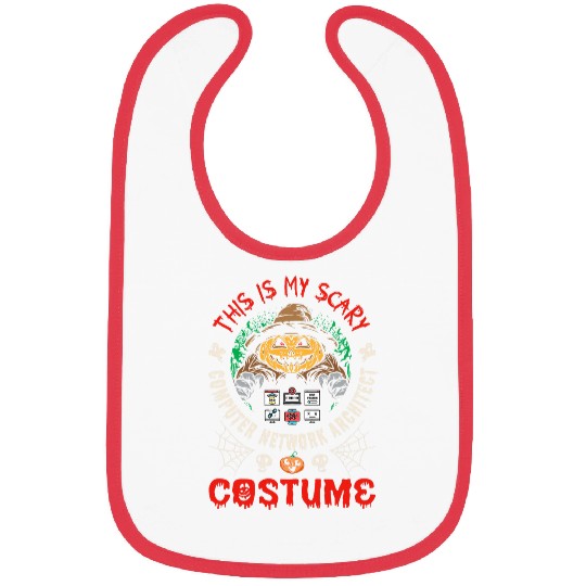 Halloween Computer Network Architect Network Design Engineer Bibs