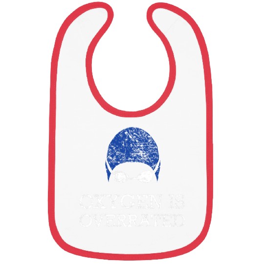 Swimming Pool Oxygen is Overrated Funny Swimming Swim Team Gift Bibs