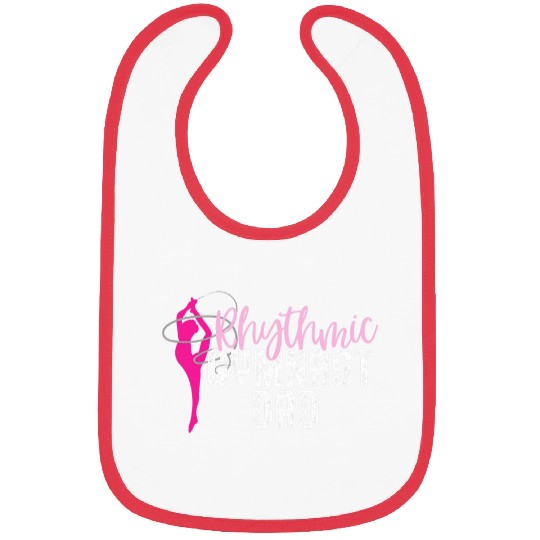 Cute Rhythmic Gymnast Dad Design Gymnastics Bibs