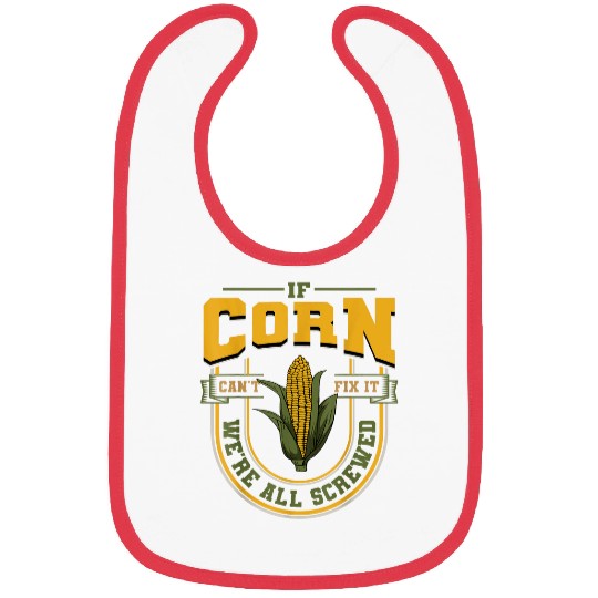 Corn Enthusiast Farmer Cereal Grain Grower Maize Planter Bibs
