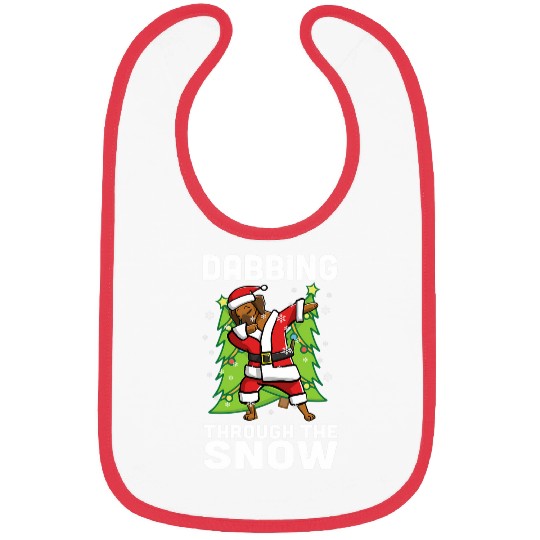 Dabbings Through The Snow Rhodesian Ridgeback Christmas Dog Bibs