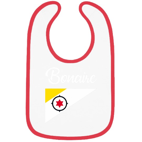 Blue Artwork Barbados Flag Bibs