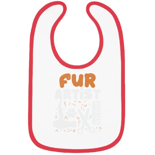 Fur Artist For Dog Groomer Bibs