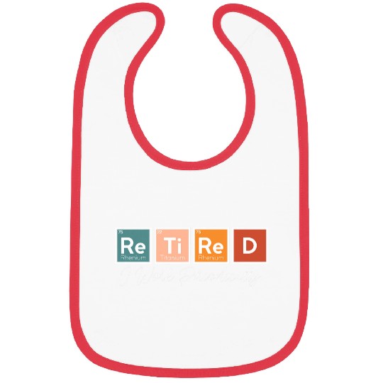Funny Chemist Periodic Table Science Retirement Chemistry Bibs