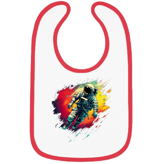 astronaut floating in space Galactic spaceman Idea Creative 2 Bibs